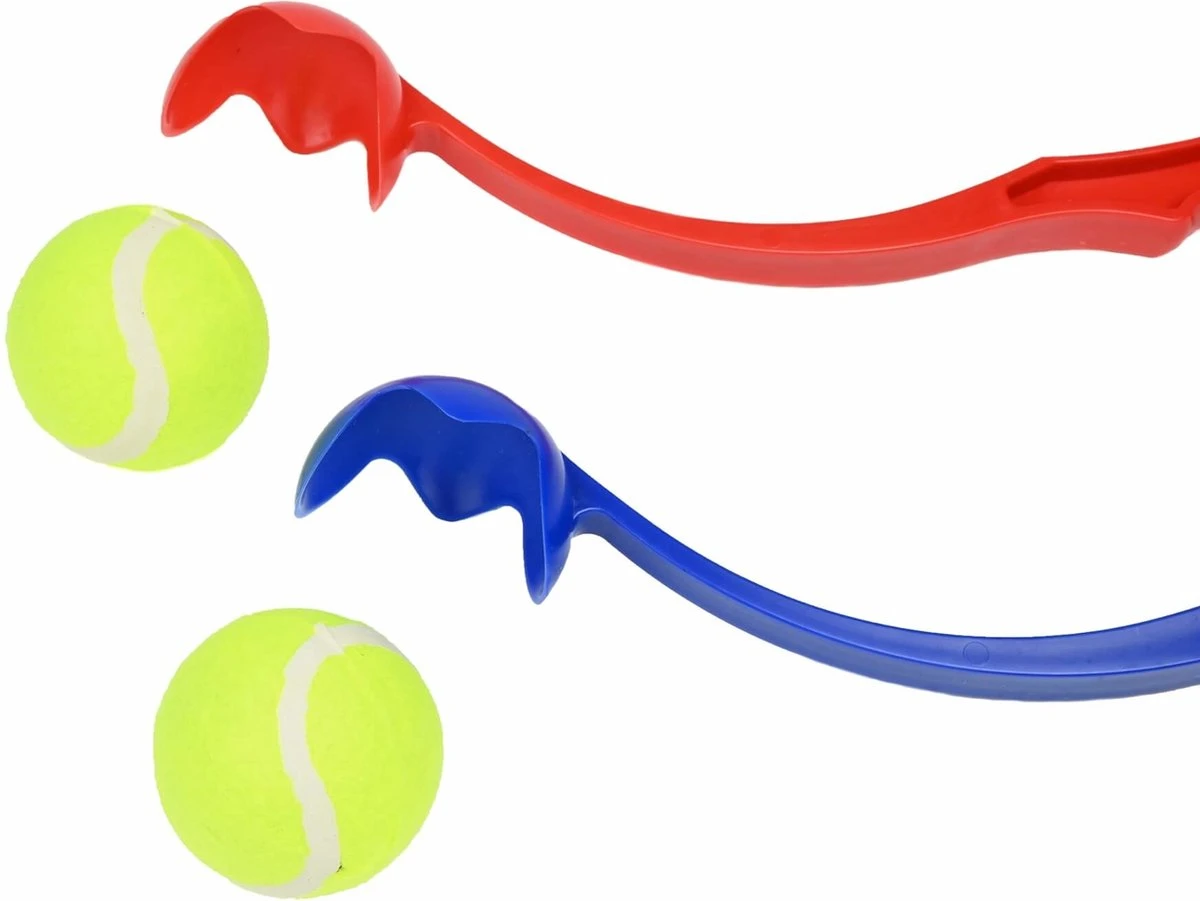 Benson Rode Honden Ballenwerper Met Ergonomische Handgreep – Inclusief Tennisbal – 38cm – Rood | Balwerper Voor Hond | Bal Werpen | Apporteer Speelgoed | Hondenspeelgoed 8 Benson Rode Honden Ballenwerper Met Ergonomische Handgreep – Inclusief Tennisbal – 38cm – Rood | Balwerper Voor Hond | Bal Werpen | Apporteer Speelgoed | Hondenspeelgoed - Afbeelding 6