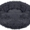 Springos Hondenmand | Superzacht En Luxe | Wasbaar | Donut | Fluffy | Hondenkussen | 50cm | Grijs -Hondenartikelen Serie Winkel 1200x902 2