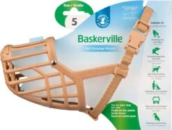 Baskerville Classic Muzzle Muilkorf - Maat 5 -Hondenartikelen Serie Winkel 1200x906 1