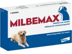 Milbemax Ontworming Tabletten Hond Groot 10 - 75 Kg 4 Tabletten -Hondenartikelen Serie Winkel 1200x908 6