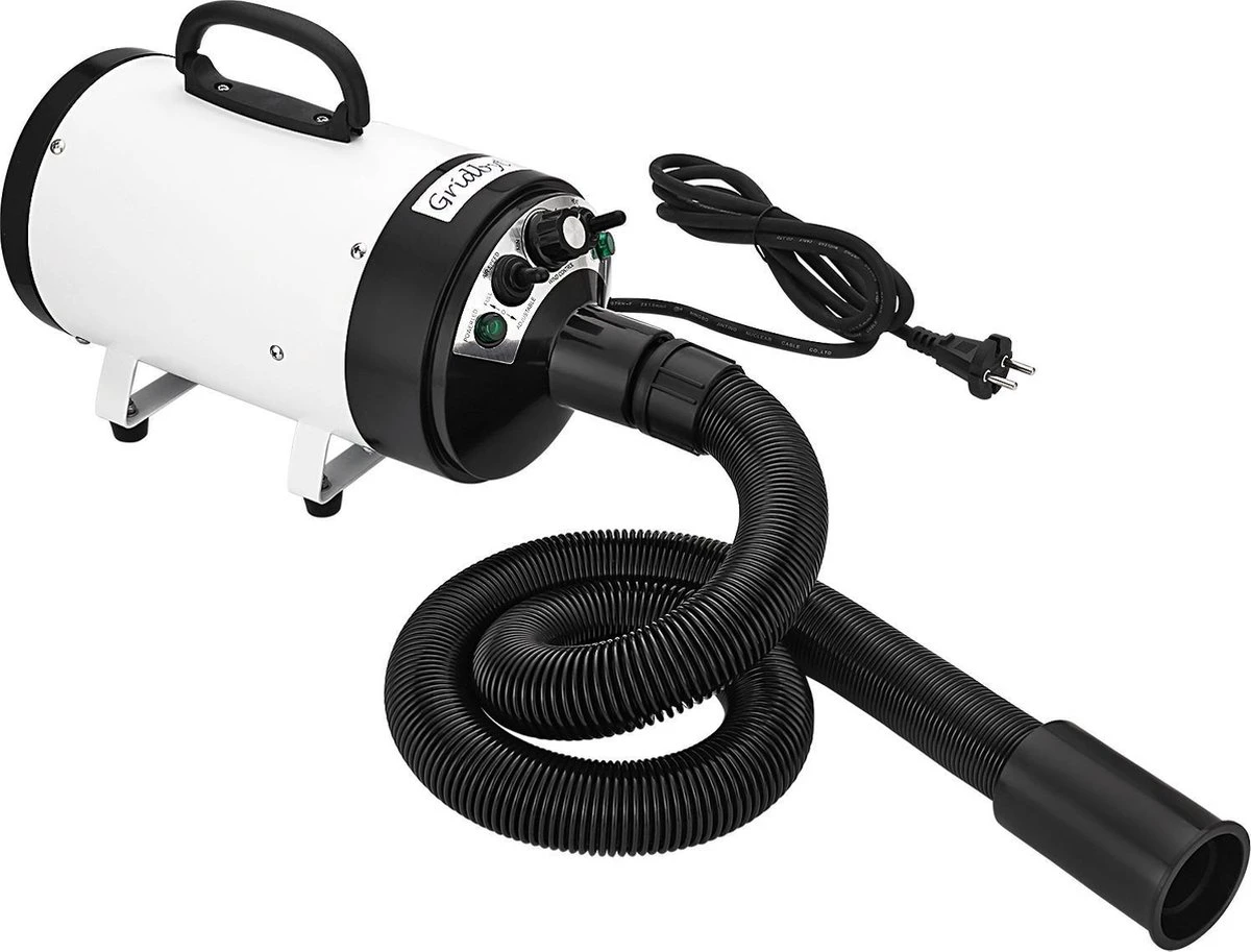 Gridbyt Professionele Hondenföhn – Waterblazer Voor Honden – Voor Een Mooie Vacht – Wit 7 Gridbyt Professionele Hondenföhn – Waterblazer Voor Honden – Voor Een Mooie Vacht – Wit - Afbeelding 5