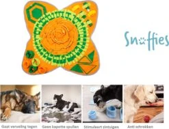 SNUFFIES® Snuffelmat Belle 60x50cm – Snuffelmat – Snuffelmatten - Honden Speelgoed - Honden Speelgoed Intelligentie - Snuffelmat Hond - Snuffelmatten – Hersenwerk – Honden Speeltjes – Puppy - Puppy Speelgoed - Honden Denkspelletjes -Hondenartikelen Serie Winkel 1200x918 5