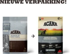 Acana Heritage Adult Small Breed - 6 KG -Hondenartikelen Serie Winkel 1200x928