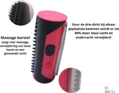 Ondervacht Kam- Hond Borstel - Klittenkam Voor Honden En Katten – Verwijderd Klitten En Voorkomt Verharing- Hondenkam Langharig - Hondenborstel Kortharig- Huisdierborstel - Vachtverzorging- Hondenborstel Rood -Hondenartikelen Serie Winkel 1200x938 1