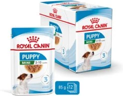 Royal Canin Shn Mini Puppy Pouch - Hondennatvoer - 12 X 85 G -Hondenartikelen Serie Winkel 1200x938
