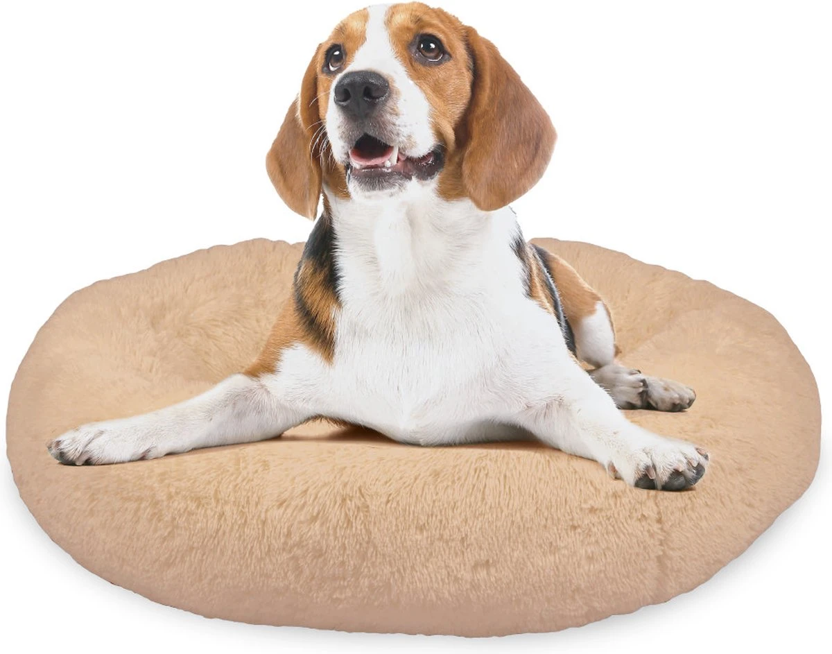 Peaceful Pooch M - Pluizig Hondenbed - 76cm Diameter - Opvouwbaar - In Verschillende Maten. Kattenbed - Wasbaar - Uitneembare Vulling - Ontspant Gewrichten En Spieren - Anti-slip Noppenbodem 3 Peaceful Pooch M - Pluizig Hondenbed - 76cm Diameter - Opvouwbaar - In Verschillende Maten. Kattenbed - Wasbaar - Uitneembare Vulling - Ontspant Gewrichten En Spieren - Anti-slip Noppenbodem