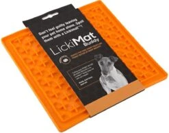 Lickimat Buddy - Voermat - Slow Feeder - 20 Cm - Oranje -Hondenartikelen Serie Winkel 1200x944 3