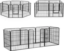 Merkloos Hondenren - Puppyren - Hondenkennel - 8 Kennelpanelen - Staal - 80 Cm Hoog - 640 Cm Omtrek - Uitbreidbaar 16 Merkloos Hondenren - Puppyren - Hondenkennel - 8 Kennelpanelen - Staal - 80 Cm Hoog - 640 Cm Omtrek - Uitbreidbaar -Hondenartikelen Serie Winkel 1200x945 2