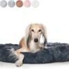 Snoozle Hondenmand - Zacht En Luxe Hondenkussen - Wasbaar - Fluffy - Hondenmanden - 80cm - Grijs -Hondenartikelen Serie Winkel 1200x953