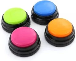 Merkloos Dog Buttons Praatknop Voor Honden - Met Opname Functie - Met Stickers - Intelligentie Speelgoed - 4 Stuks -Hondenartikelen Serie Winkel 1200x965 8