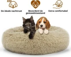 Behave Donut Hondenmand - Hondenkussen - Hondenbed - Kattenmand - Fluffy - Donut - 50cm - Beige 11 Behave Donut Hondenmand - Hondenkussen - Hondenbed - Kattenmand - Fluffy - Donut - 50cm - Beige -Hondenartikelen Serie Winkel 1200x966