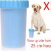 Merkloos Hondenpoot Reiniger - Hondenborstel - Borstel Hond / Kat - Hondenpoten Reiniger - Huisdier Poot Wassen - Borstel - Hondenverzorging - Verzorging Hond - Honden Wassen - Schoonmaak Borstel - Kattenborstel