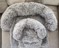 Kussen Voor Hond Of Meerdere Katten | Fluffy Dierenkussen Van Pluche | Kat | Bank | Mand | Hondenmand Of Kattenmand | Hondendeken & Bankbeschermer Max. 20 Kg | Donkergrijs | Maat L -Hondenartikelen Serie Winkel 1200x980