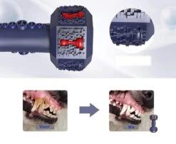 PetPetrol Honden Speelgoed -Dumbbell -Geschikt Voor Kleine En Middelgrote Honden- Tanden Schoonmaken- Kauwen- Haltervorm- Blauw- Natuurrubber Met Ananas Smaak -Hondenartikelen Serie Winkel 1200x981 3