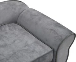 VidaXL Hondenbank 72x45x30 Cm Pluche Grijs -Hondenartikelen Serie Winkel 1200x986