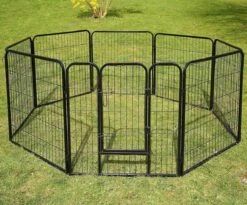 Merkloos Topmast Premium Puppyren - 80 Cm Hoog - 640 Cm Omtrek - Hondenren - Hondenhok - Antraciet 14 Merkloos Topmast Premium Puppyren - 80 Cm Hoog - 640 Cm Omtrek - Hondenren - Hondenhok - Antraciet -Hondenartikelen Serie Winkel 1200x995 15