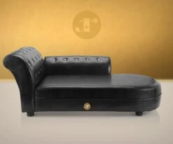 Roefie - Luxe Hondensofa CHIQUE - Zwart - Eco-leer 9 Roefie - Luxe Hondensofa CHIQUE - Zwart - Eco-leer -Hondenartikelen Serie Winkel 1200x999 6