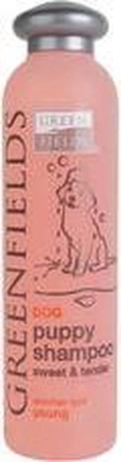 Greenfields - Milde Hondenshampoo Puppy - Zachte Shampoo Met Babypoeder Geur - Inhoud 270 Ml Of 5 Liter - 270 Ml -Hondenartikelen Serie Winkel 315x1200