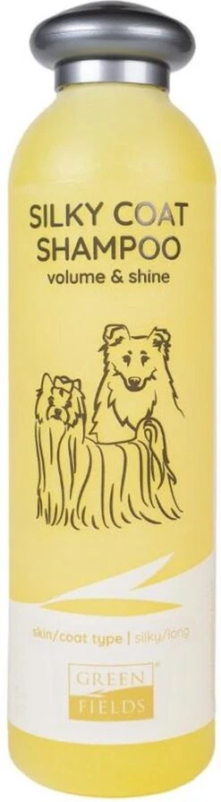 Greenfields Hondenshampoo Voor Langharige Vacht - Zorgt Voor Een Zijdezachte Glanzende Vacht - Inhoud 270 Ml - Hondenshampoo Langharige Vacht -Hondenartikelen Serie Winkel 331x1200