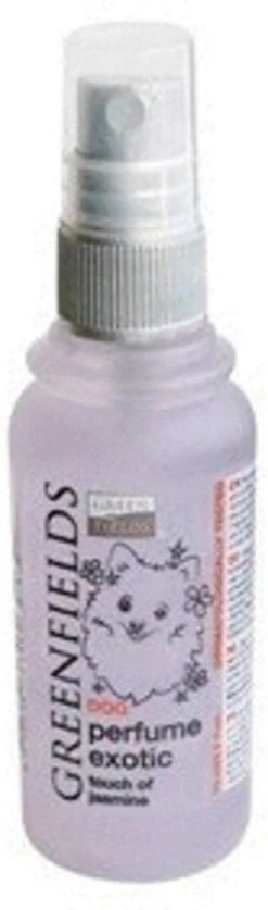 Hondenparfum Spray In 4 Geuren - Greenfields - Alchoholvrije En PH Neutrale Formule Tegen Onaangename Geurtjes - 50ml - Exotic -Hondenartikelen Serie Winkel 354x1200 1