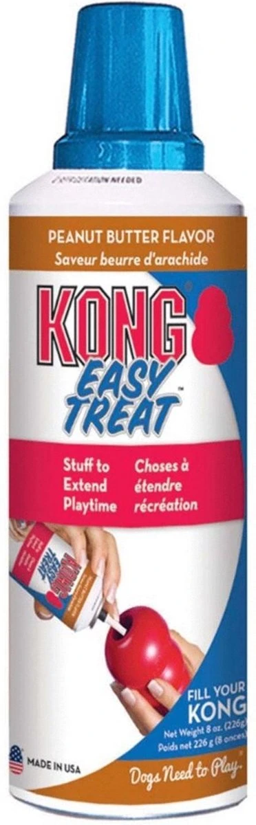 Kong Easy Treat Spuitbus Pindakaas 227 Gr 3 Kong Easy Treat Spuitbus Pindakaas 227 Gr