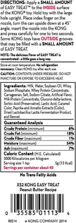 Kong Easy Treat Spuitbus Pindakaas 227 Gr 13 Kong Easy Treat Spuitbus Pindakaas 227 Gr -Hondenartikelen Serie Winkel 410x1200