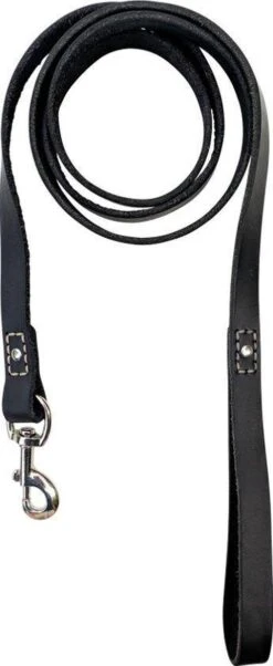 Hondenriem - 220cm – Zwarte Riem - Leren Hondenriem Met Stiksels – 100% Volnerfleer - Hond - Leer - Leder 10 Hondenriem - 220cm – Zwarte Riem - Leren Hondenriem Met Stiksels – 100% Volnerfleer - Hond - Leer - Leder -Hondenartikelen Serie Winkel 492x1200