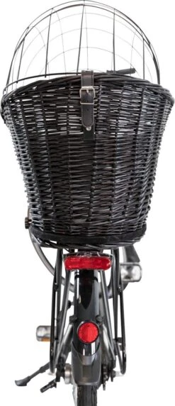 Trixie Fietsmand - Voor Bagagedrager -n35x49x55 Cm - Zwart -Hondenartikelen Serie Winkel 517x1200