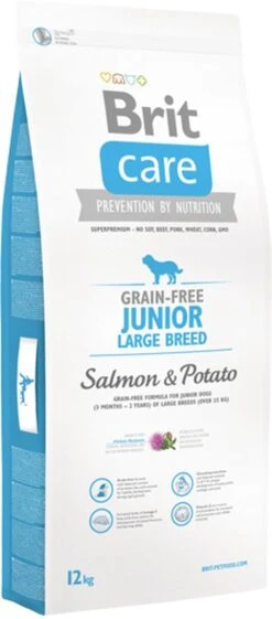 Brit Care Grain Free Junior Large Breed Salmon & Potato 12 Kg - Hond 7 Brit Care Grain Free Junior Large Breed Salmon & Potato 12 Kg - Hond -Hondenartikelen Serie Winkel 528x1200