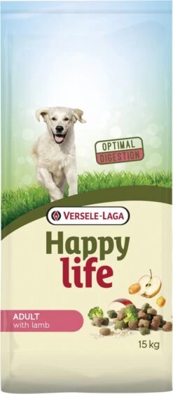 VERSELE-LAGA Happy Life Adult Lam Digestion - Hondenvoer - 15 Kg