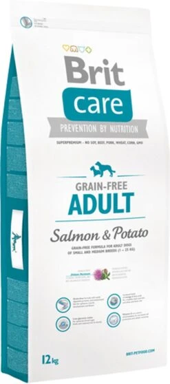 Brit Care Grain Free Adult Salmon & Potato 12 Kg - Hond -Hondenartikelen Serie Winkel 531x1200