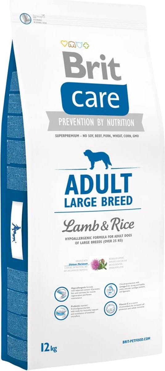 Brit Care Adult Large Breed Lamb & Rice 12 Kg - Hond 3 Brit Care Adult Large Breed Lamb & Rice 12 Kg - Hond