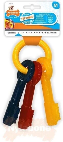 Nylabone Puppy Teething Key Flexible Geel&Blauw&Rood - Hondenspeelgoed - Wolf Tot 16kg -Hondenartikelen Serie Winkel 537x1200 2