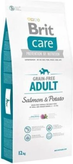 Brit Care Grain Free Adult Salmon & Potato 12 Kg - Hond -Hondenartikelen Serie Winkel 537x1200