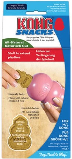 Kong Stuff 'N Snacks Puppy Hondensnack - Kip&Rijst - L -Hondenartikelen Serie Winkel 546x1200 2