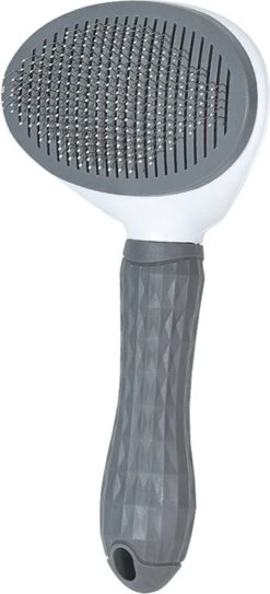 Kattenborstel - Hondenborstel - Pluizenverwijderaar - Haarverwijderaar Voor Huisdieren - Hondenkam - Kattenkam - Huisdierhaar Verwijderaar - Ontpluizer - Kattenhaar & Hondenhaar Verwijderaar - Voor Langharig & Kortharig - Grijs -Hondenartikelen Serie Winkel 546x1200 3