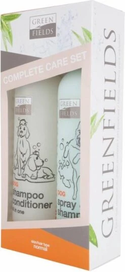 Greenfields Vacht Verzorging Set Voor Honden Shampoo, Conditioner & Droogshampoo -Hondenartikelen Serie Winkel 552x1200 1
