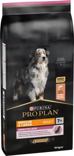 Pro Plan Medium & Large Adult 7+ (Senior) Sensitive Skin - Honden Droogvoer - Zalm - 14 Kg 17 Pro Plan Medium & Large Adult 7+ (Senior) Sensitive Skin - Honden Droogvoer - Zalm - 14 Kg -Hondenartikelen Serie Winkel 568x1200 2