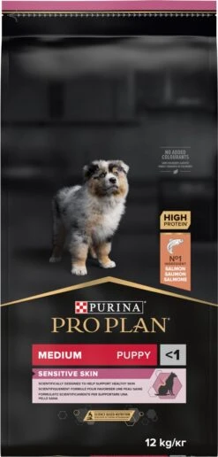 Pro Plan Medium Puppy Sensitive Skin - Honden Droogvoer - Zalm - 12 Kg -Hondenartikelen Serie Winkel 574x1200 2