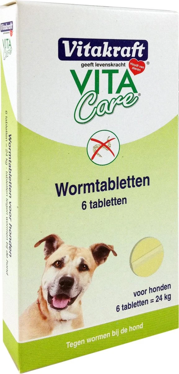 Vitakraft Vitacare Wormtabletten Antiworm Wormen Honden - 6 Tabletten 3 Vitakraft Vitacare Wormtabletten Antiworm Wormen Honden - 6 Tabletten