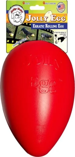 Jolly Pets Jolly Egg Hondenspeelgoed – Stevige Hondenbal – Gemaakt Van Extreem Duurzaam Kunststof – Geschikt Voor De Grotere Hond – Hondenspeeltjes – Weerbestendig - 30cm – Rood -Hondenartikelen Serie Winkel 578x1200 2