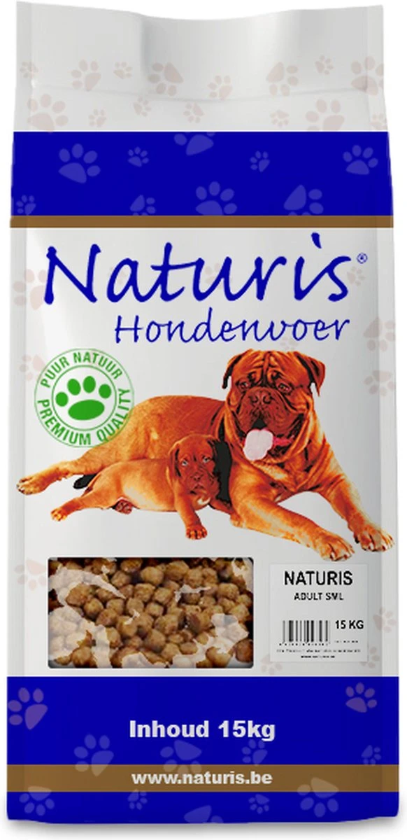 Naturis Krokante Brok Adult SML 15kg