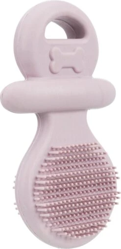 Merkloos Fopspeen Natuurrubber Paars 9 Cm ( Honden Bijtring Puppy ) -Hondenartikelen Serie Winkel 587x1200 1