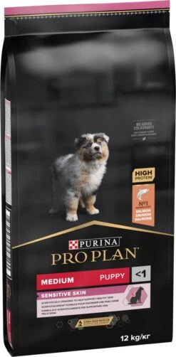 Pro Plan Medium Puppy Sensitive Skin - Honden Droogvoer - Zalm - 12 Kg -Hondenartikelen Serie Winkel 591x1200 5