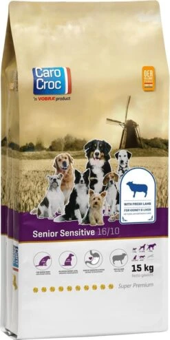 Carocroc Senior Gold 16/10 - Hondenvoer - 15 Kg