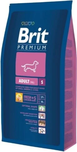 Brit Premium By Nature Hondenvoer Adult S 8 Kg - Hond 7 Brit Premium By Nature Hondenvoer Adult S 8 Kg - Hond -Hondenartikelen Serie Winkel 613x1200