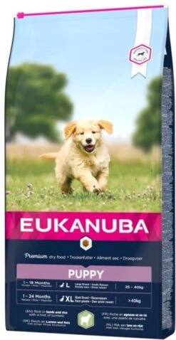 Eukanuba Dog Puppy & Junior - All Breeds - Lamb & Rice - 12 Kg