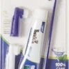 Hond En Kat Tandenborstel Verzorgingsset - Inclusief Tandpasta Met Beefsmaak - Vier Unieke Reinigingsborstels - Fluoride Vrij -Hondenartikelen Serie Winkel 626x1200 1