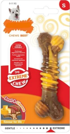 Nylabone Extreme Kauwbot Met Rund- En Kaassmaak - Voor Krachtige Kauwers - In S/M/XL - X-Large -Hondenartikelen Serie Winkel 633x1200 3