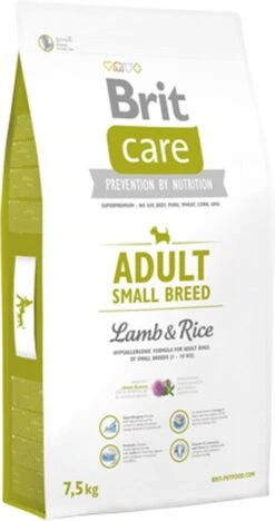 Brit Care Adult Small Breed Lamb & Rice 7,5 Kg - Hond -Hondenartikelen Serie Winkel 634x1200